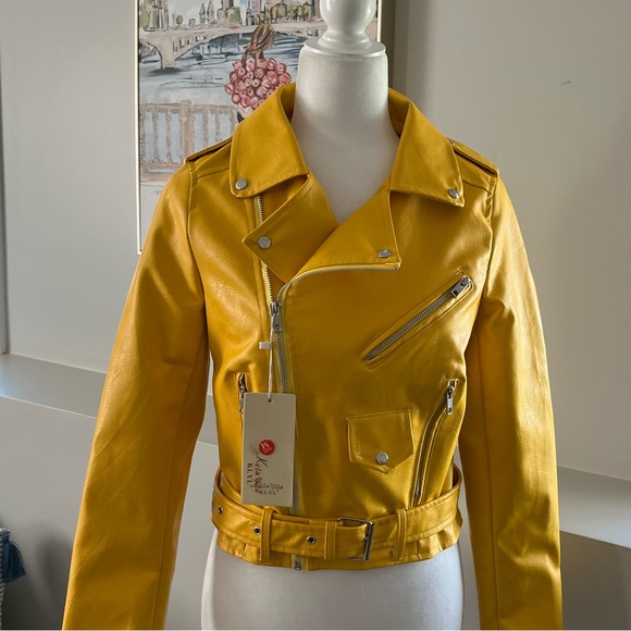 Kela Yila Jackets & Blazers - ❌SOLD Kela Yila Faux Leather Jacket